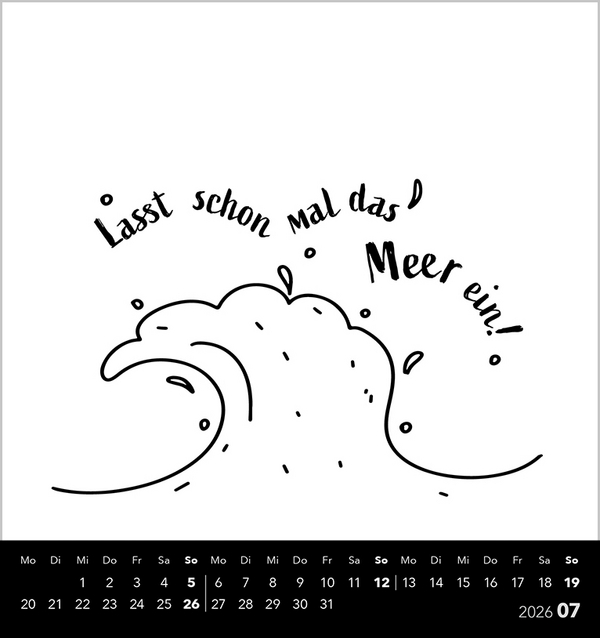 Visual Words Black 2026, Innenansicht #7