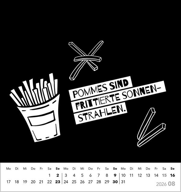 Visual Words Black 2026, Innenansicht #8