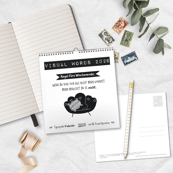 Visual Words Black 2026, Innenansicht #16