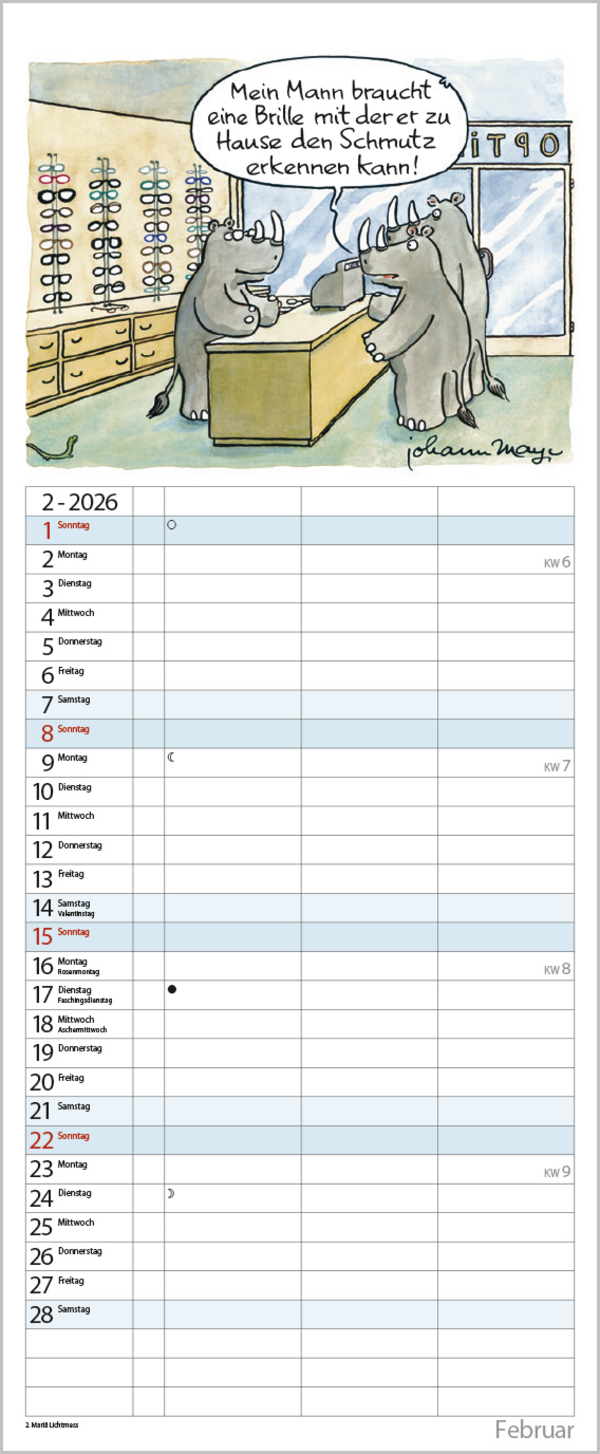 Timer für 2 2026, Innenansicht #2
