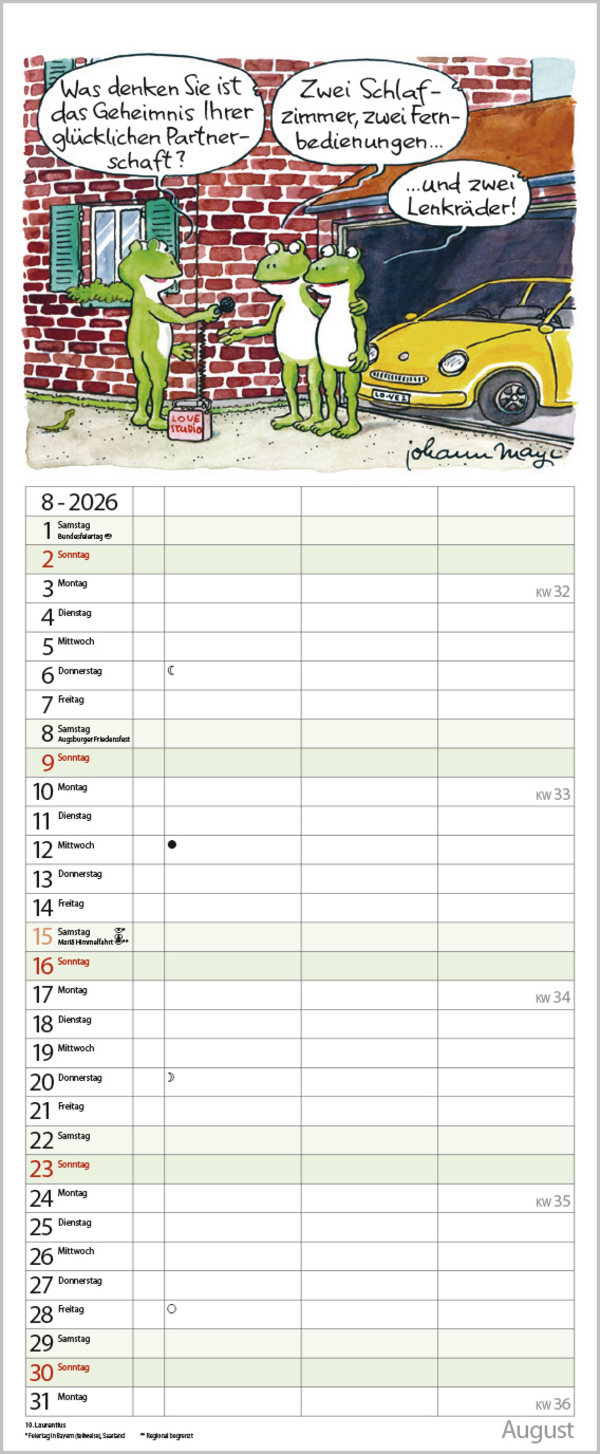 Timer für 2 2026, Innenansicht #8