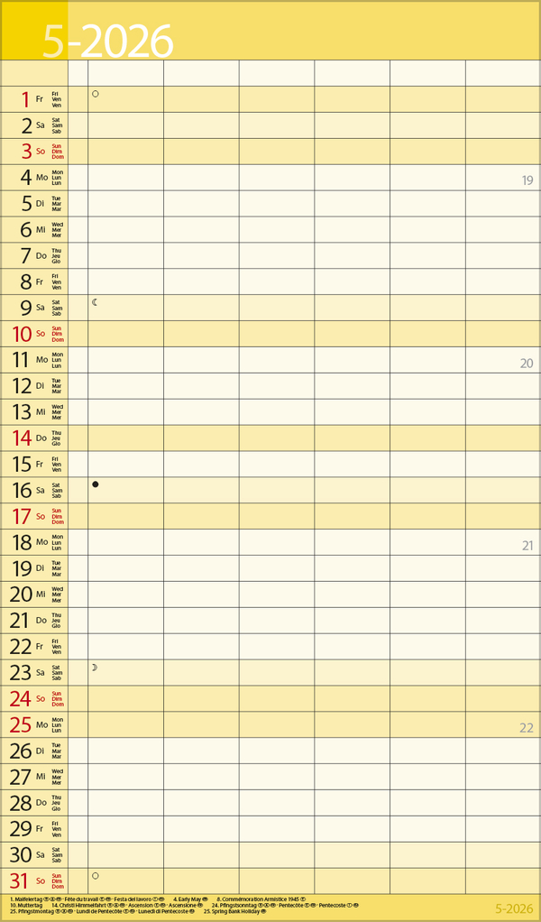 XL Family Timer 2026, Innenansicht #5