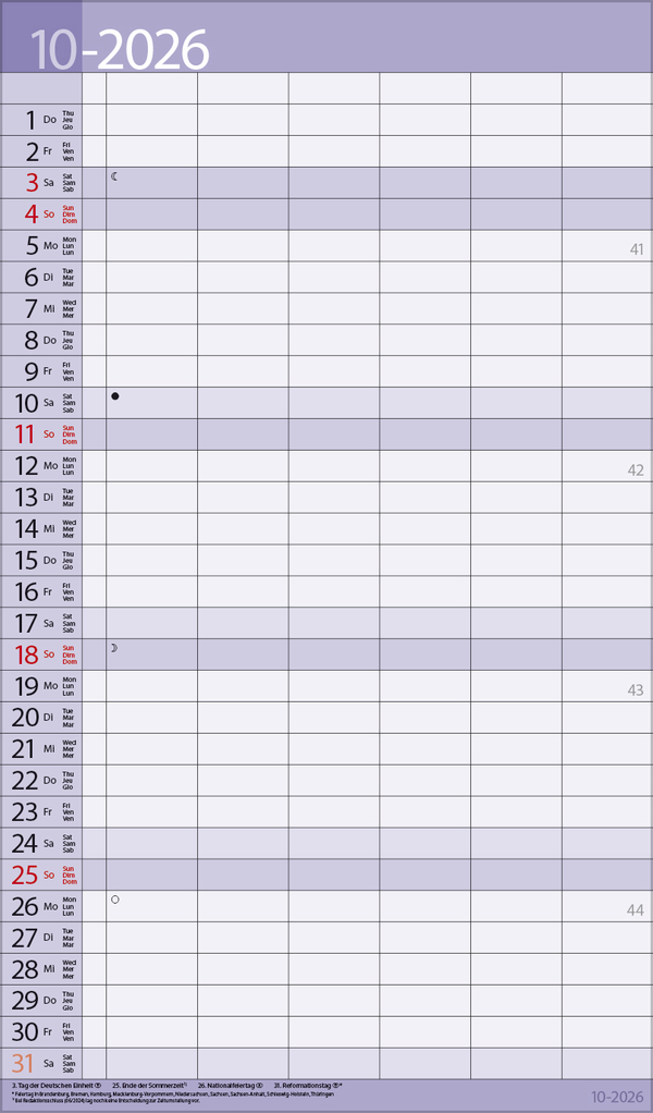 XL Family Timer 2026, Innenansicht #10