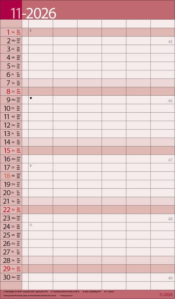 XL Family Timer 2026, Innenansicht #11