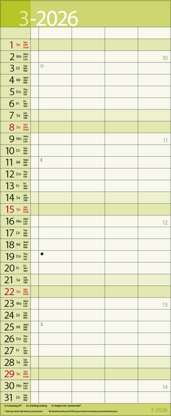 Family Timer Lifestyle 2026, Innenansicht #3