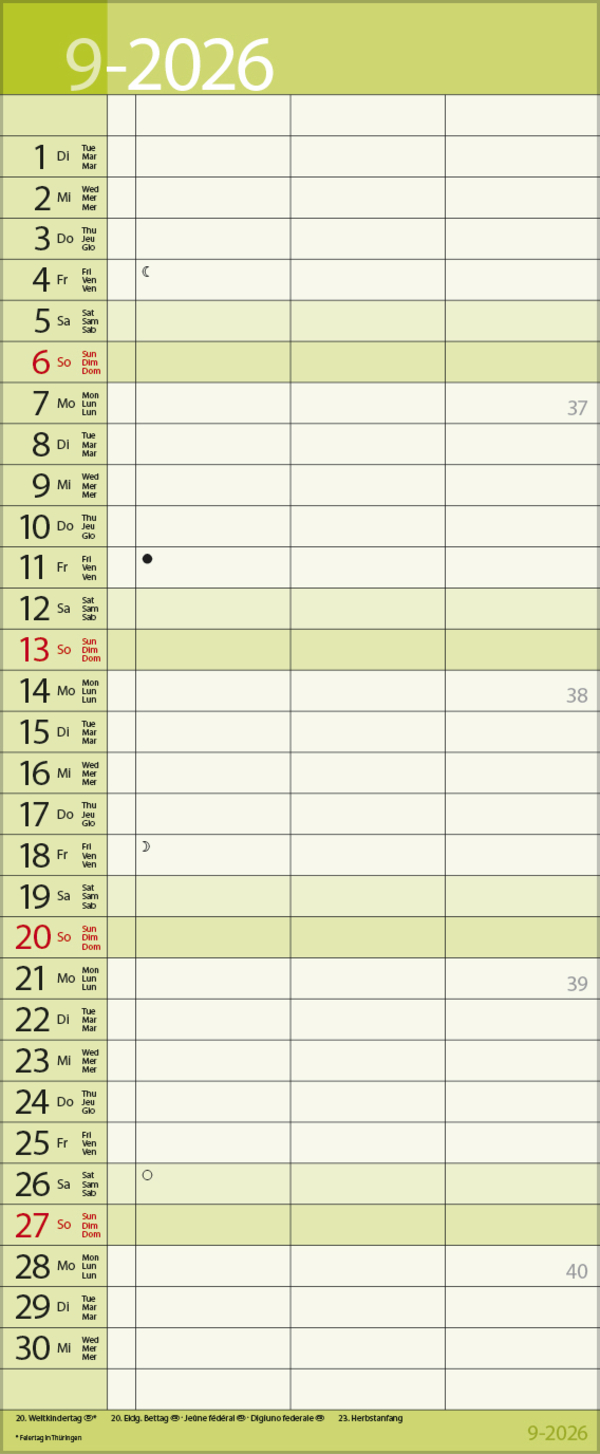Timer for 2 Lifestyle 2026, Innenansicht #9