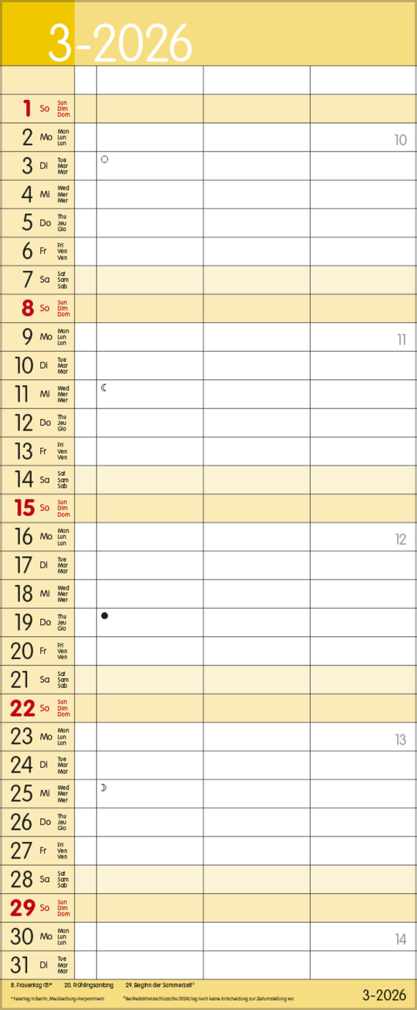 Timer for 2 Safran 2026, Innenansicht #3