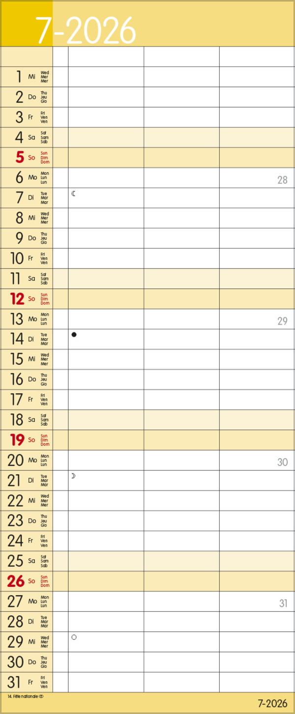 Timer for 2 Safran 2026, Innenansicht #7