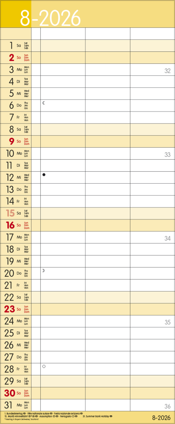 Timer for 2 Safran 2026, Innenansicht #8