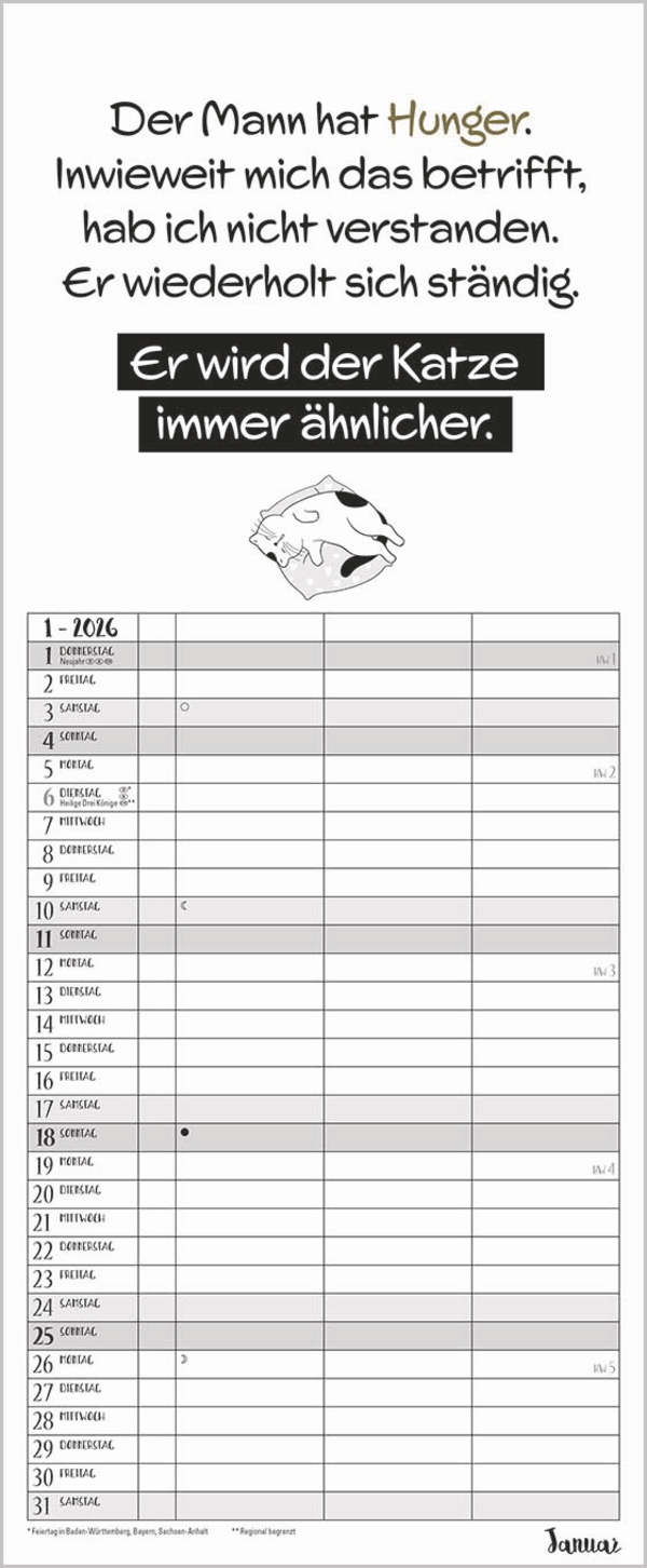 Visual Words Timer für 2 2026, Innenansicht #1