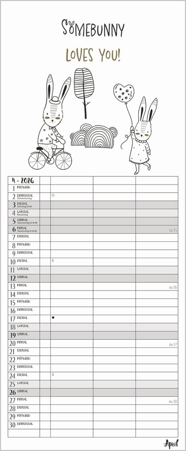 Visual Words Timer für 2 2026, Innenansicht #4