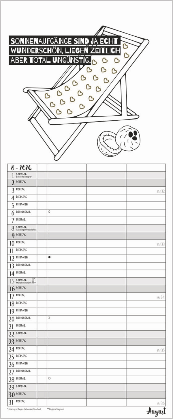 Visual Words Timer für 2 2026, Innenansicht #8
