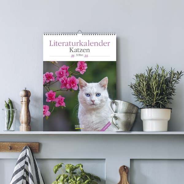 Literaturkalender Katzen 2026, Innenansicht #55