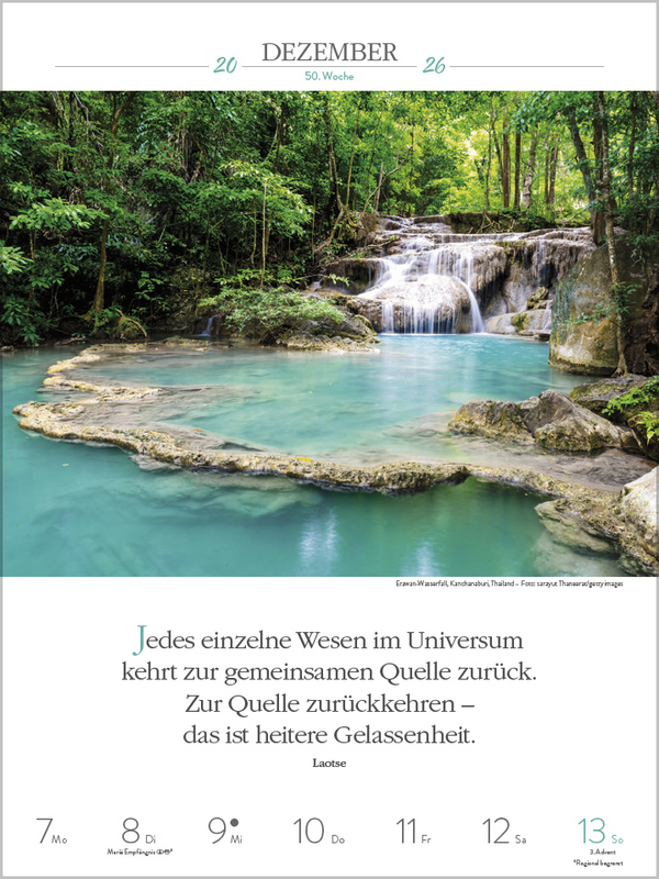 Buddhistische Weisheiten 2026, Innenansicht #12