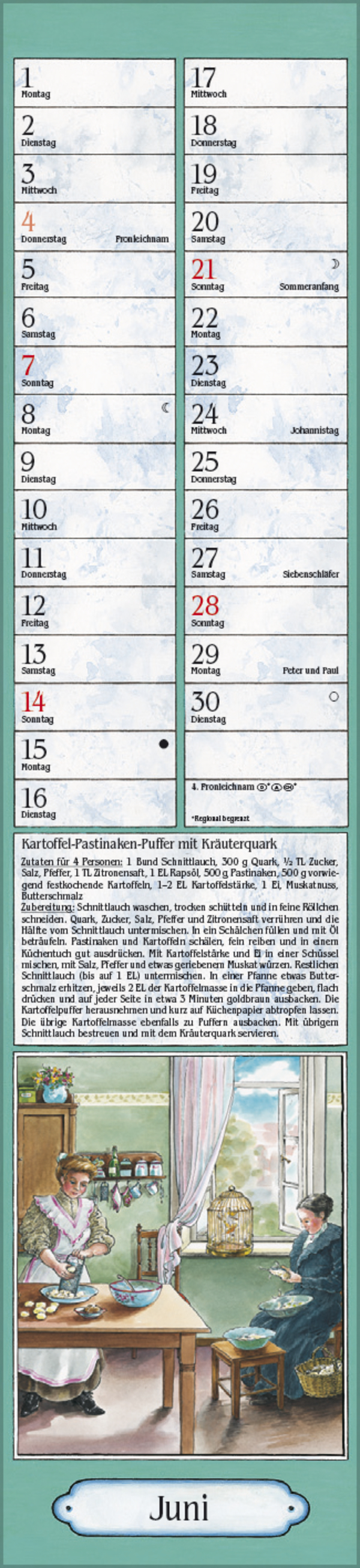 Aus Großmutters Küche Langplaner 2026, Innenansicht #6