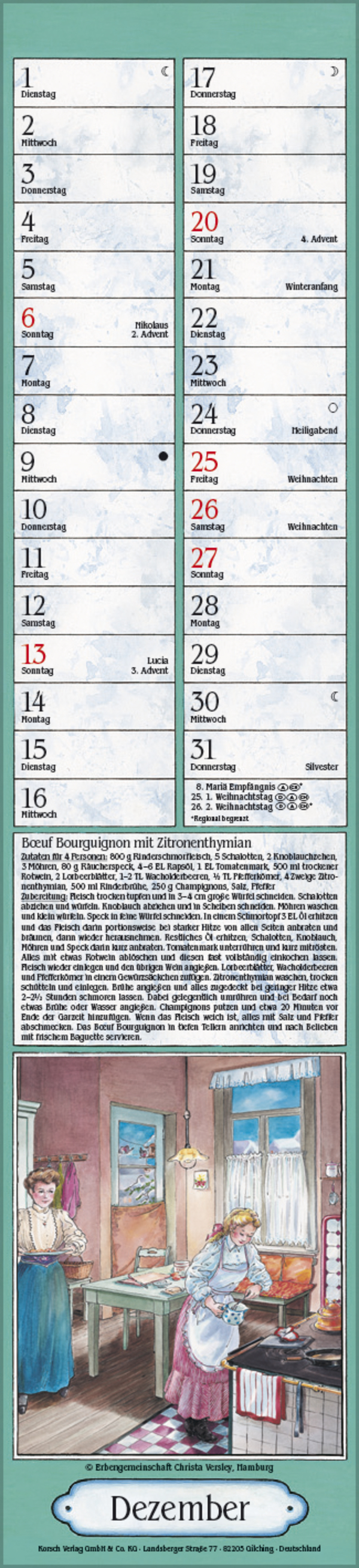 Aus Großmutters Küche Langplaner 2026, Innenansicht #12