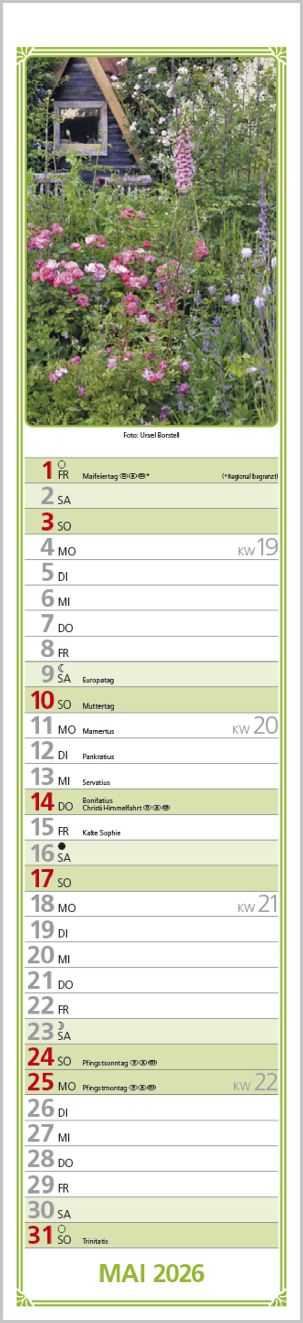 Rudis Gartenplaner 2026, Innenansicht #5