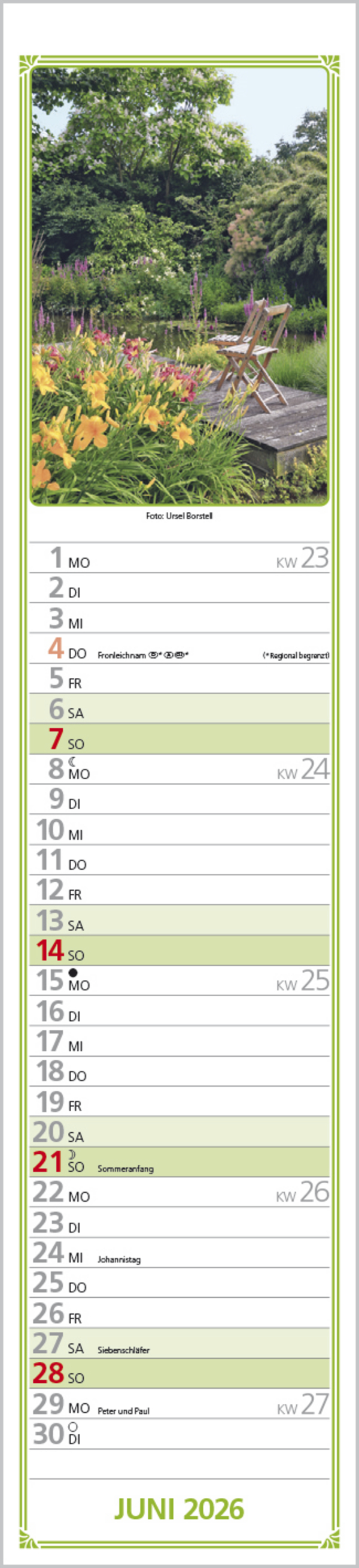 Rudis Gartenplaner 2026, Innenansicht #6