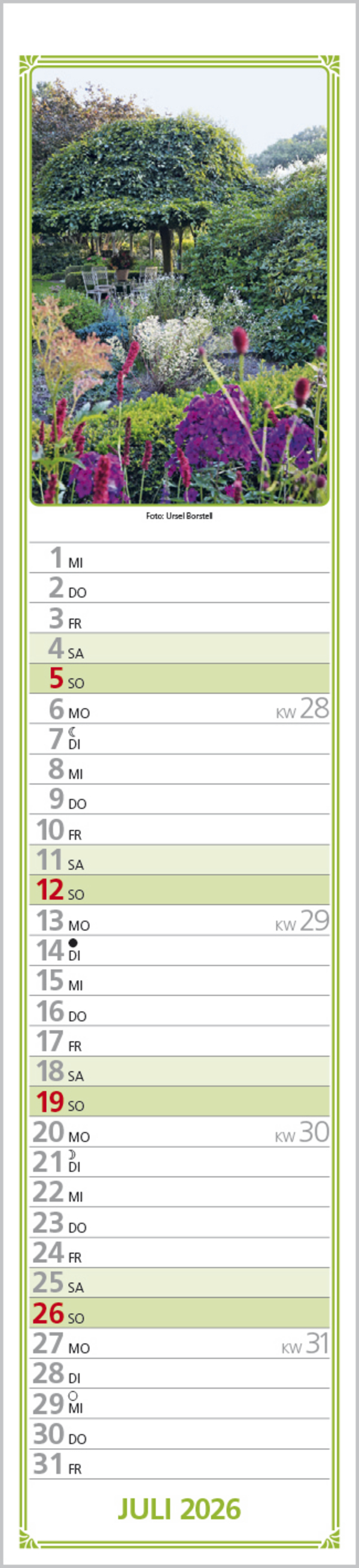 Rudis Gartenplaner 2026, Innenansicht #7