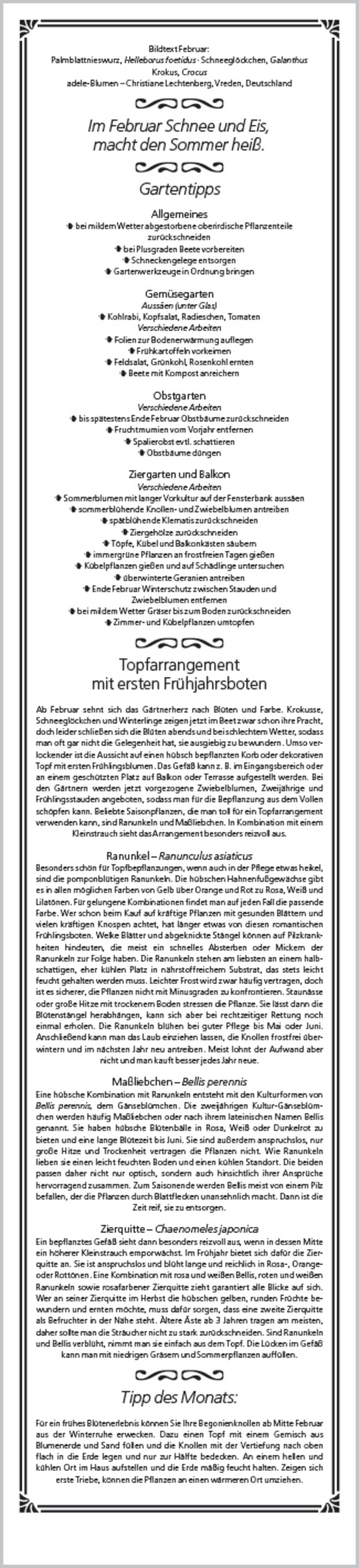 Rudis Gartenplaner 2026, Innenansicht #14