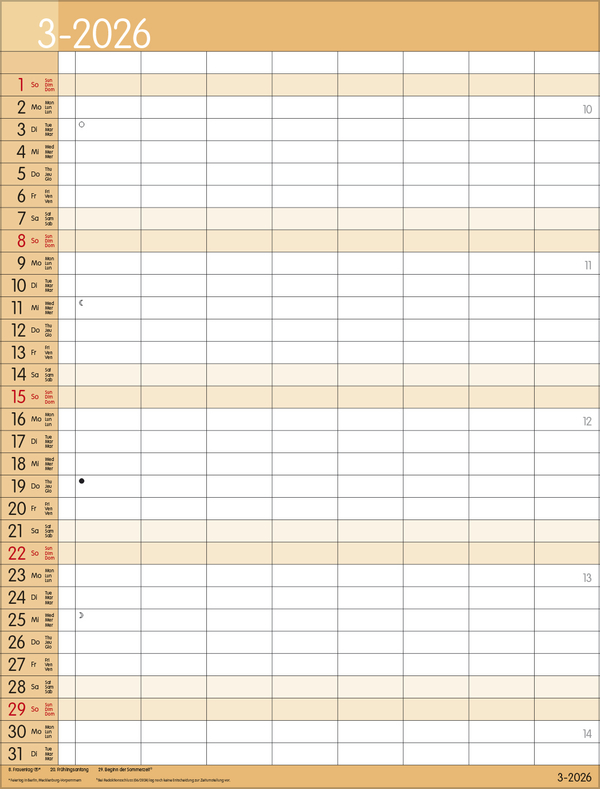 XXL Family Timer 8 2026, Innenansicht #3