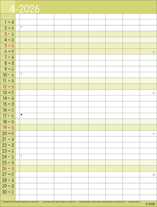 XXL Family Timer 8 2026, Innenansicht #4