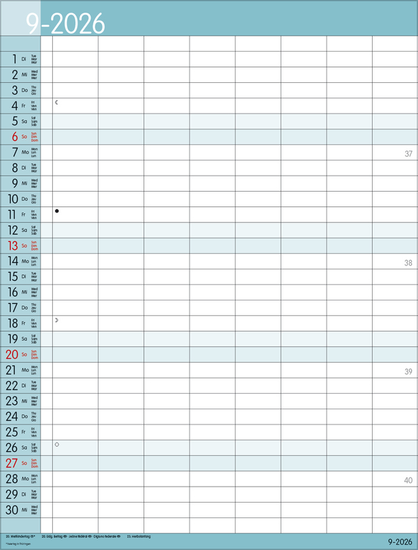XXL Family Timer 8 2026, Innenansicht #9