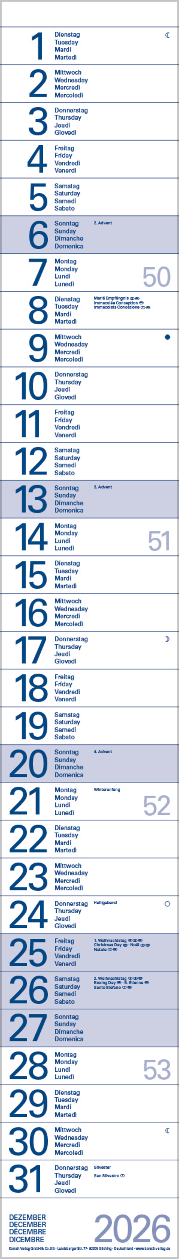 Streifentimer 2026, Innenansicht #12