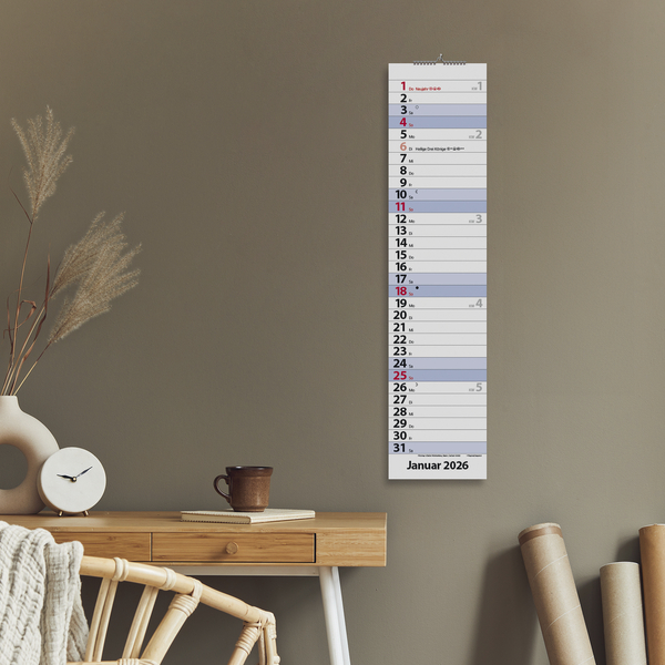 Streifenplaner Compact Blau 2026, Innenansicht #16