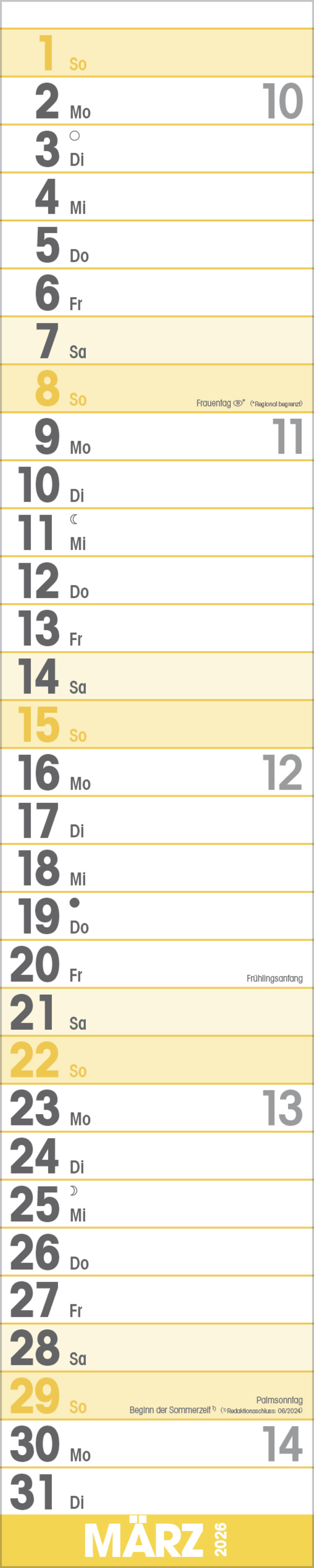 Supertimer 2026, Innenansicht #3