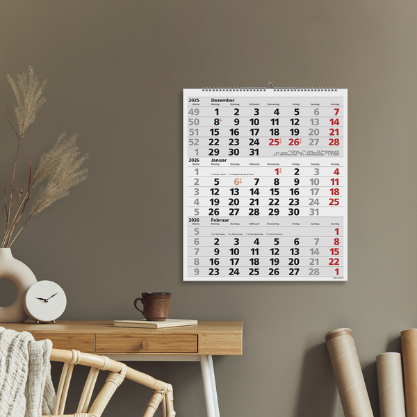 3-Monats-Planer XL Comfort 2026, Innenansicht #16