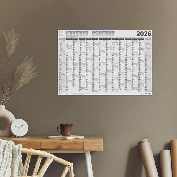 Kleiner Wandtimer 2026, Innenansicht #16