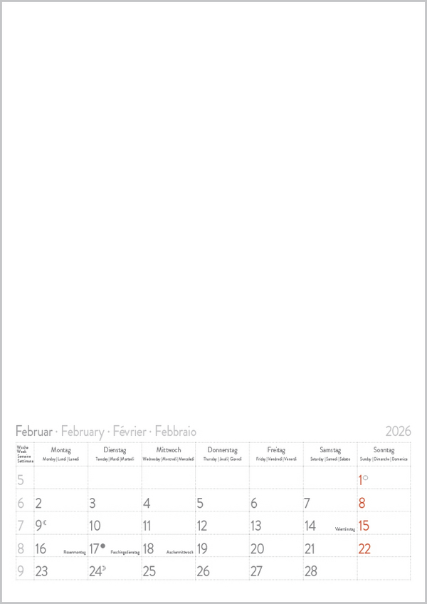 Foto-Malen-Basteln A4 weiß Notice 2026, Innenansicht #2