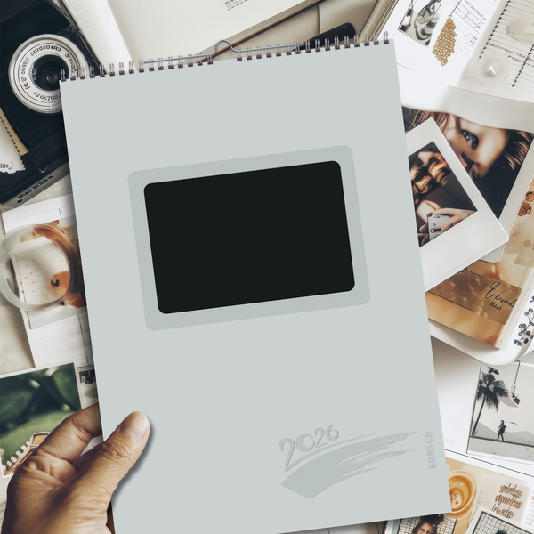 Foto-Malen-Basteln A4 silber gestanzt mit Folienpr&auml;gung 2026, Innenansicht #16