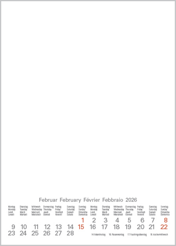 Foto-Malen-Basteln Bastelkalender A5 weiß 2026, Innenansicht #2