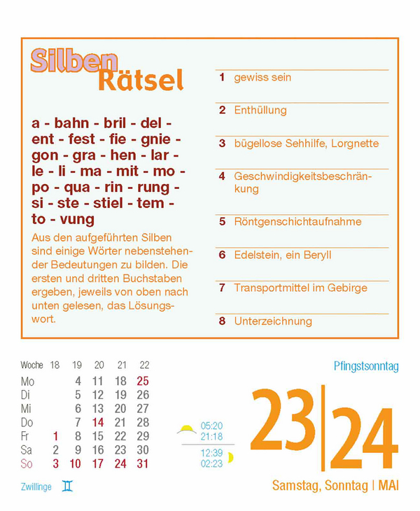 Rätsel und Denkspiele 2026, Innenansicht #6