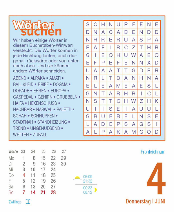 Rätsel und Denkspiele 2026, Innenansicht #7