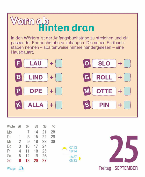 Rätsel und Denkspiele 2026, Innenansicht #13