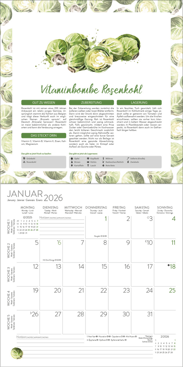 Saisonal genießen 2026, Innenansicht #1