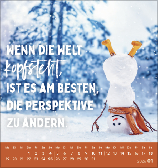 Lieber verrückt das Leben genießen 2026, Innenansicht #1