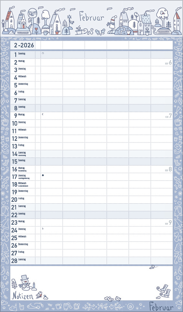 Familienplaner Lieblingspl&auml;ne f&uuml;r Lieblingstage 2026, Innenansicht #2