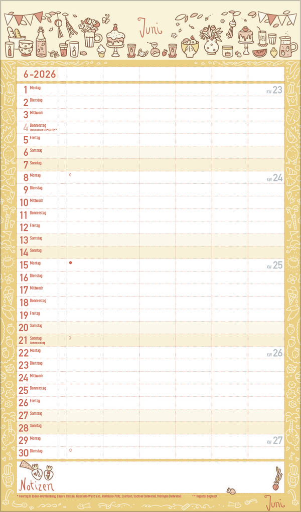 Familienplaner Lieblingspl&auml;ne f&uuml;r Lieblingstage 2026, Innenansicht #6