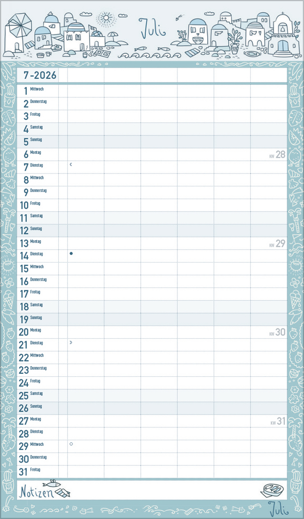 Familienplaner Lieblingspl&auml;ne f&uuml;r Lieblingstage 2026, Innenansicht #7