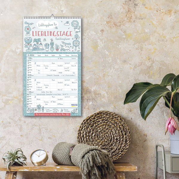 Familienplaner Lieblingspl&auml;ne f&uuml;r Lieblingstage 2026, Innenansicht #16