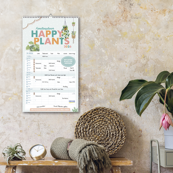 Familienplaner Happy Plants 2026, Innenansicht #16