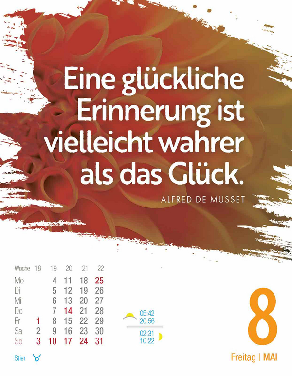 Glückskalender 2026, Innenansicht #6