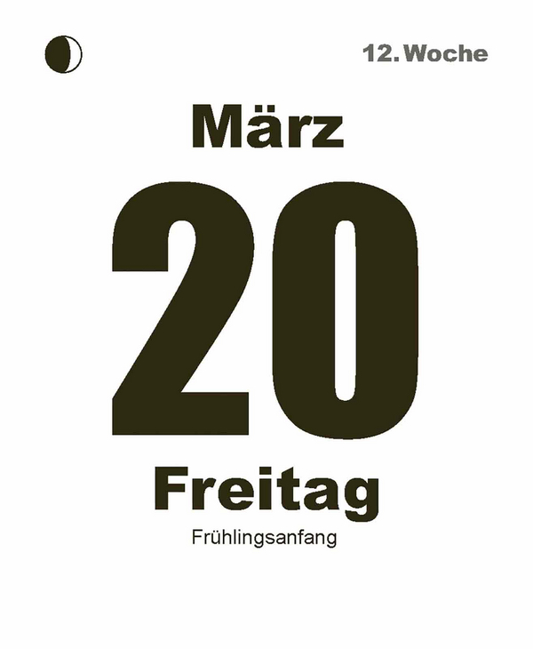 Tages-Abreisskalender 2026, Innenansicht #5
