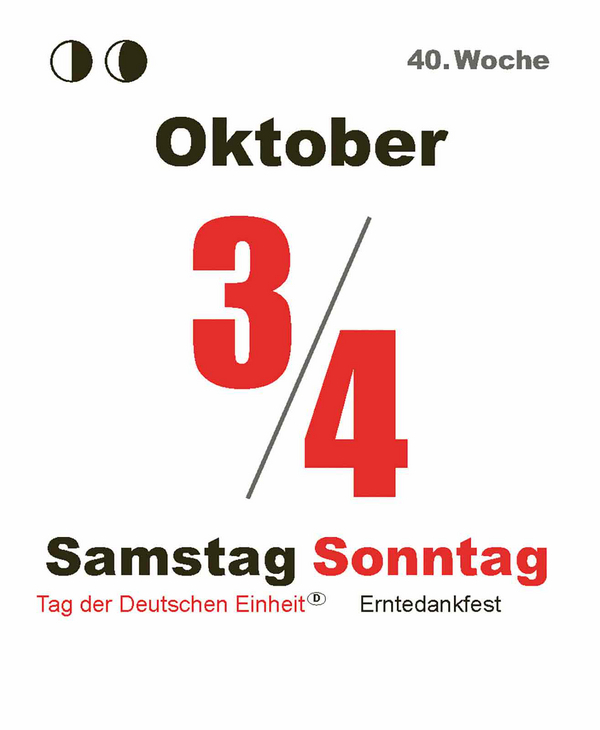 Tages-Abreisskalender 2026, Innenansicht #12