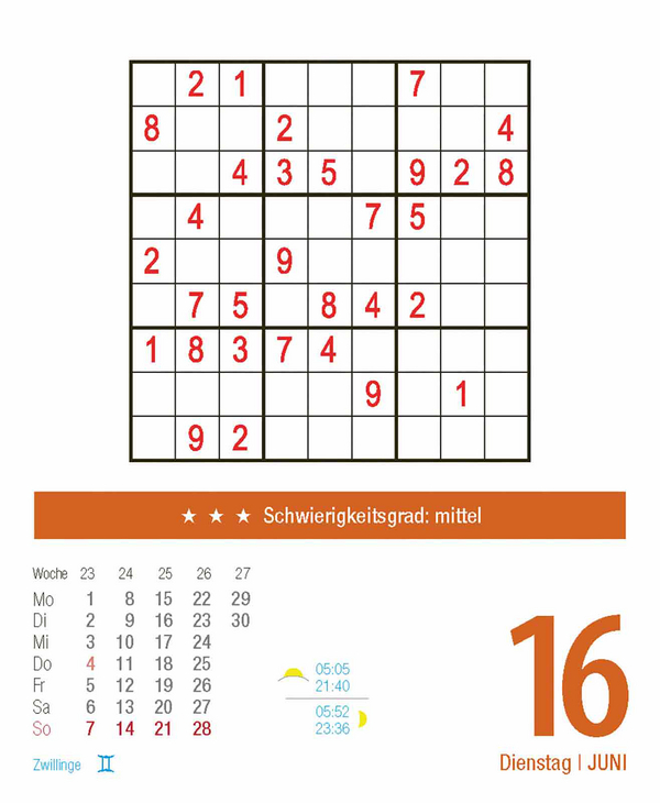 Sudoku 2026, Innenansicht #8