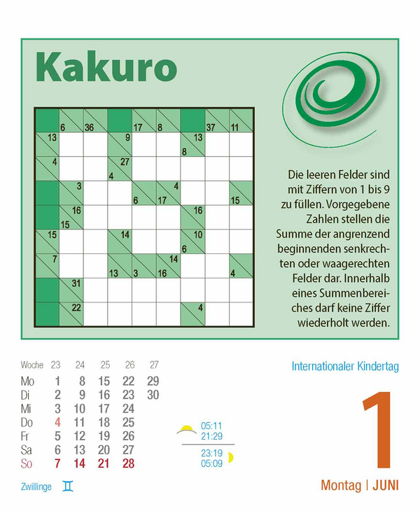 Gehirnjogging 2026, Innenansicht #8